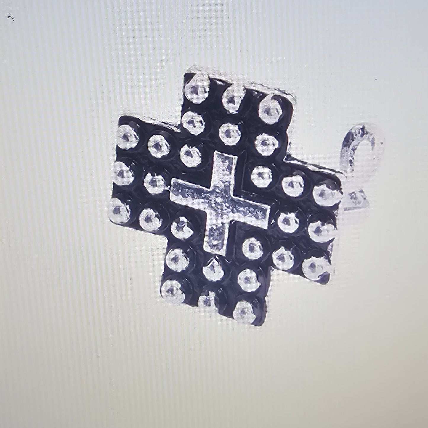 Cross Metal Ring
