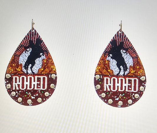 Western Rodeo Earrings